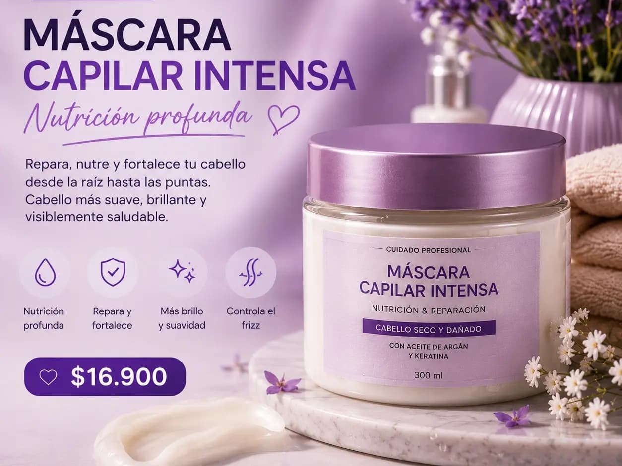 🧴 Máscara Capilar Intensa