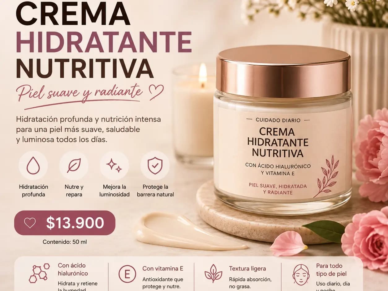 🧴 Crema Hidratante Facial