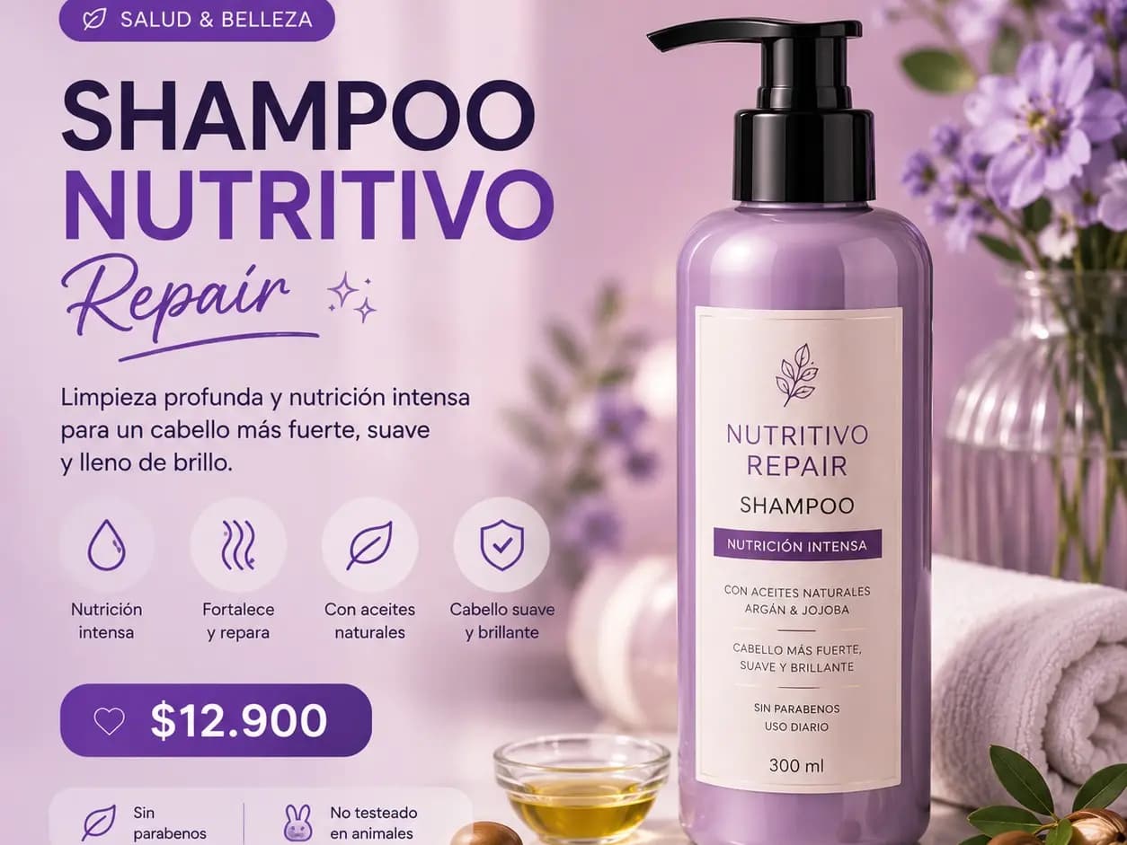 🧴 Shampoo Nutritivo Repair